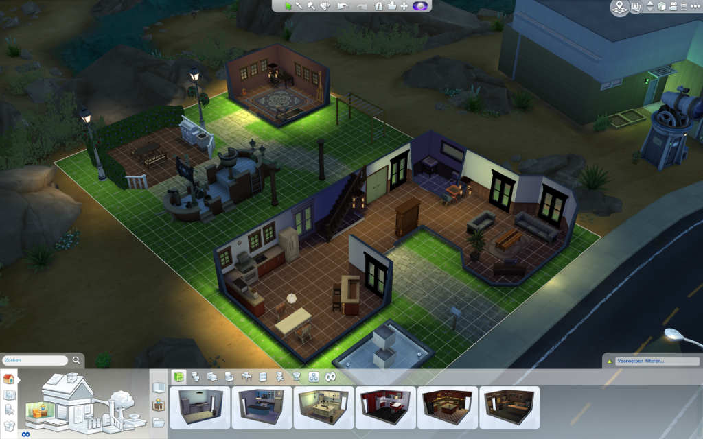 Sims huis bouw int