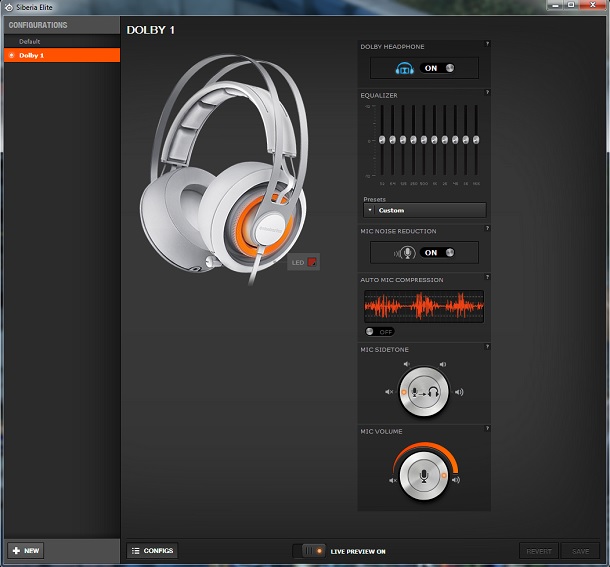 SteelSeries Enige Siberia Elite