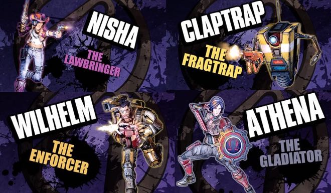 Borderlands The Pre-Sequal characters