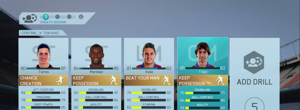 Fifa 16 training
